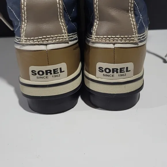 Sorel Women's Quilted Winter Snow Boots With Faux Fur