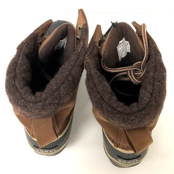 Sorel Women's Slimpack II Lace Waterproof Snow Boots Cattail Brown, Size 7 M
