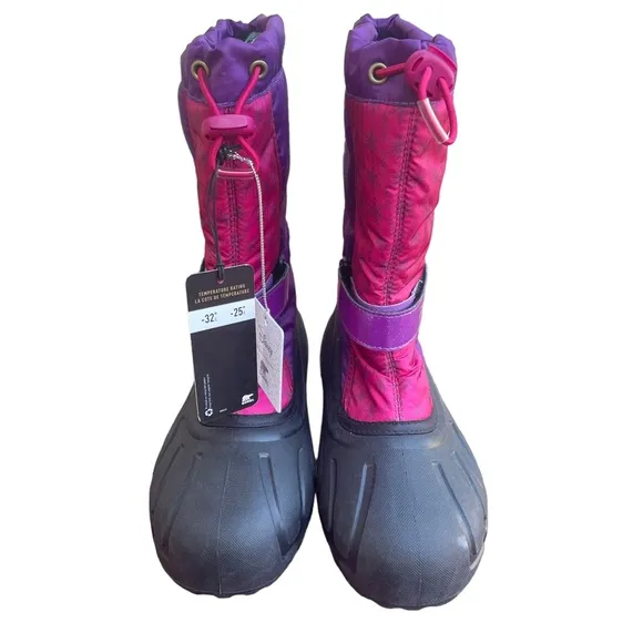 Sorel x Disney Frozen 2 Youth Flurry Snow Boots Sz 7