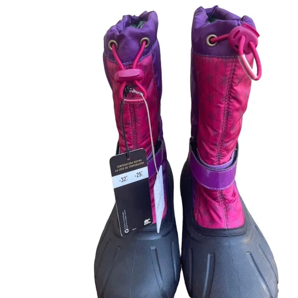 Sorel x Disney Frozen 2 Youth Flurry Snow Boots Sz 7