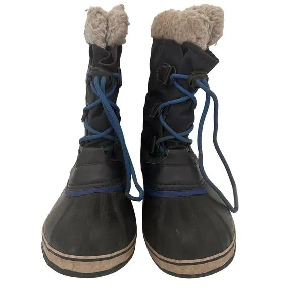 Sorel Youth Blue Yoot Pac Nylon Unisex Snow Boots Size 6