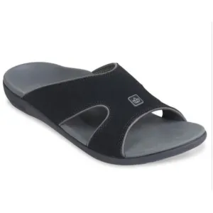 Spenco Kholo Plus Orthotic‎ Slide Sandals Mens 8 EE Wide Carbon Pewter New