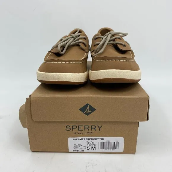 Sperry Brown Classic Boat Shoe Loafers for Boys | Size 5 Youth