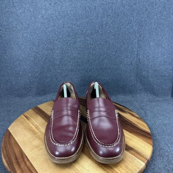 SPERRY Red Penny Loafers mens 12 M STS21472 Slip-on Lightweight