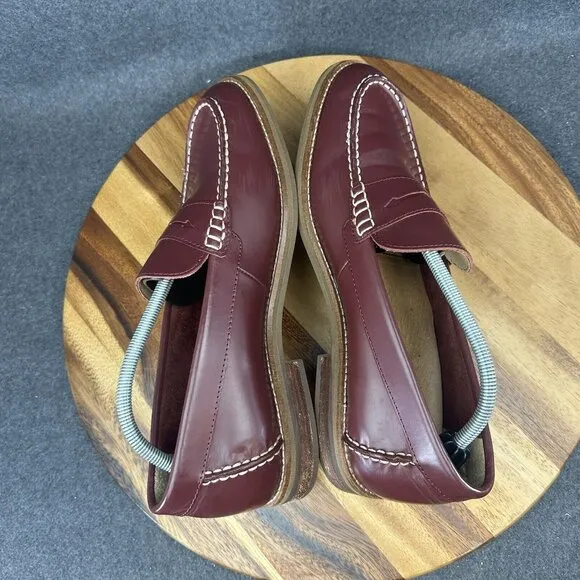 SPERRY Red Penny Loafers mens 12 M STS21472 Slip-on Lightweight