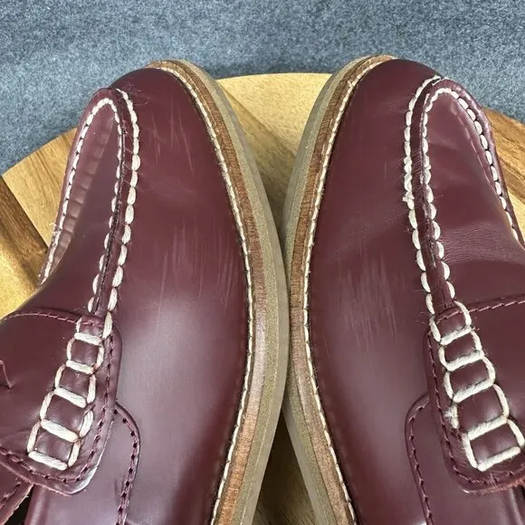 SPERRY Red Penny Loafers mens 12 M STS21472 Slip-on Lightweight
