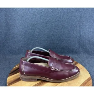 SPERRY Red Penny Loafers mens 12 M STS21472 Slip-on Lightweight
