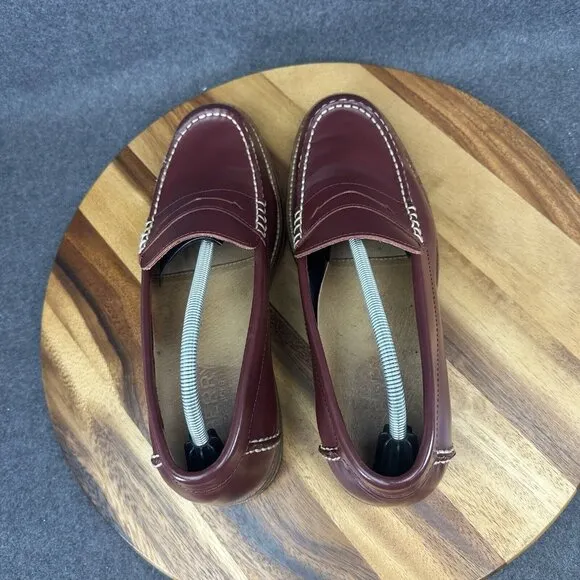 SPERRY Red Penny Loafers mens 12 M STS21472 Slip-on Lightweight
