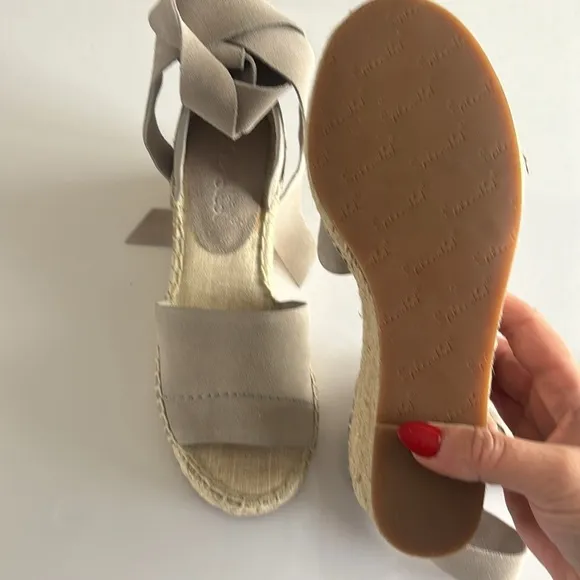 Splendid  Malissa Espadrille Wedge Sandal Dresden Size 6 1/2