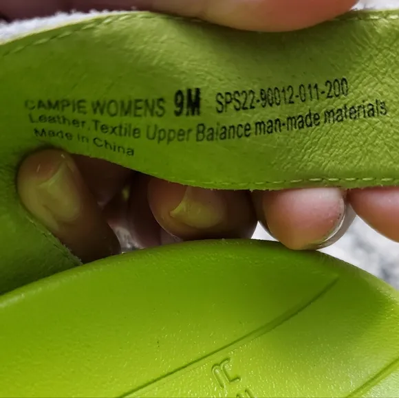 Spyder Women's Campie Sandals Gray and Green Sandals. NEW!