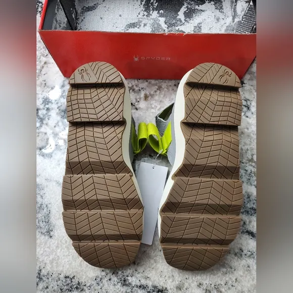 Spyder Women's Campie Sandals Gray and Green Sandals. NEW!