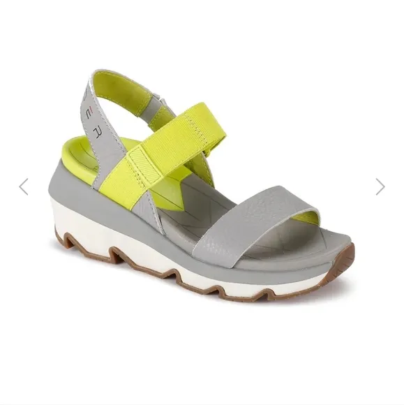 Spyder Women's Campie Sandals Gray and Green Sandals. NEW!