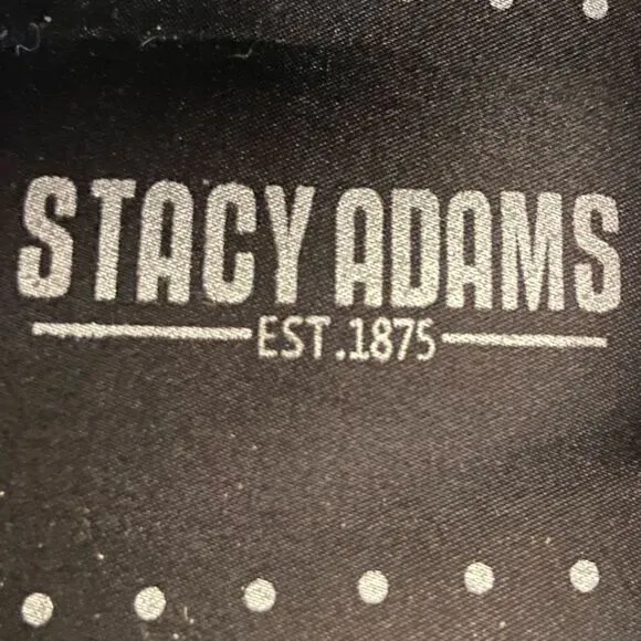 Stacy Adams Studly Black Velvet Loafer Metallic Stud Slip Size 8