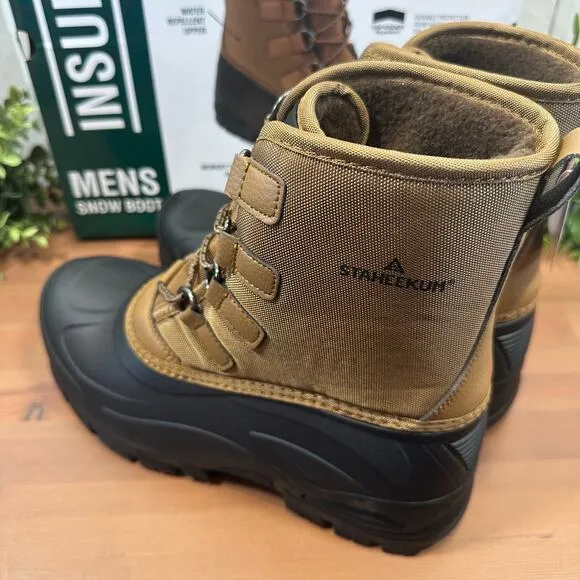 Staheekum Men's Brown Snow Boots Size 9
