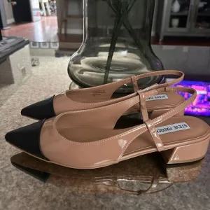 Steve Madden Allure Slingback Patent Leather Pointy Toe Flats