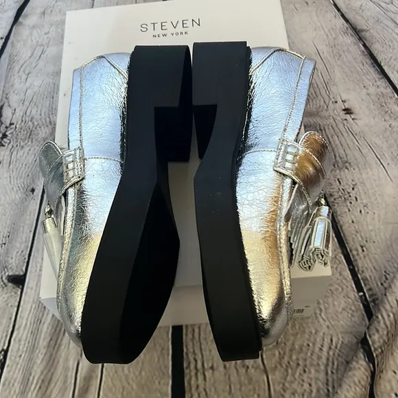Steven Silver Beryn Platform Kiltie Tassel Loafer