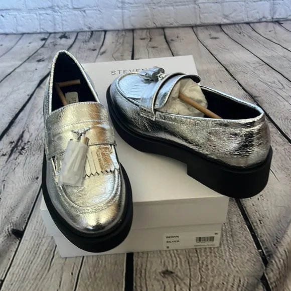 Steven Silver Beryn Platform Kiltie Tassel Loafer