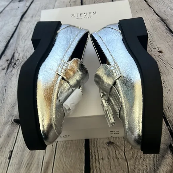 Steven Silver Beryn Platform Kiltie Tassel Loafer