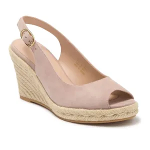 STUART WEITZMAN Jean Espadrille Platform WedgeSandal Women size 8 gently used