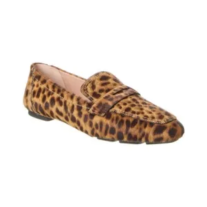Stuart Weitzman leopard Jet calf hair loafers