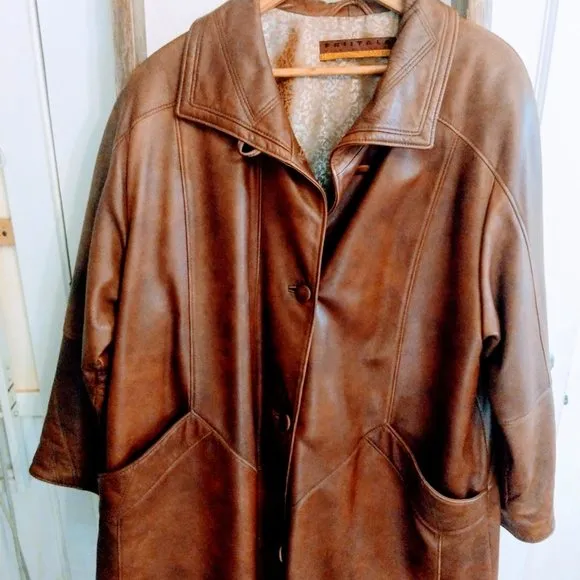 Stunning Vintage 1970's Friitala Leather jacket.