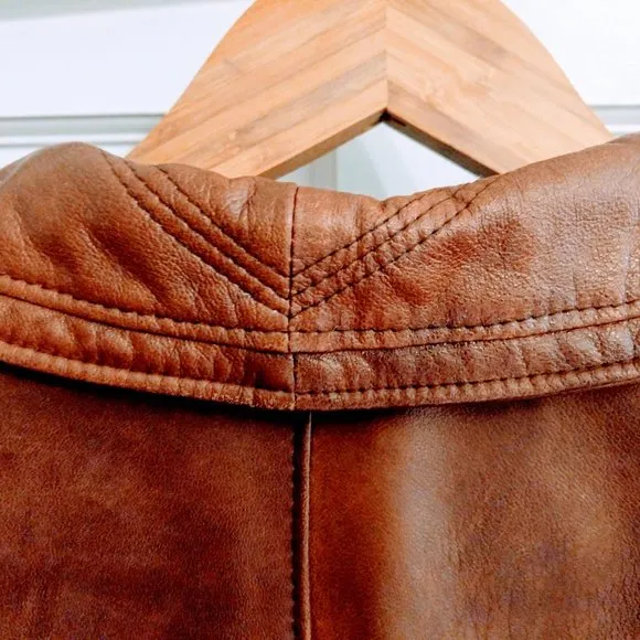 Stunning Vintage 1970's Friitala Leather jacket.