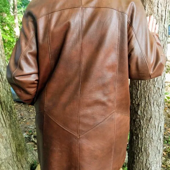 Stunning Vintage 1970's Friitala Leather jacket.