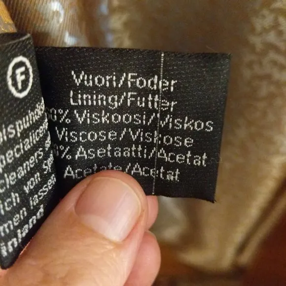 Stunning Vintage 1970's Friitala Leather jacket.