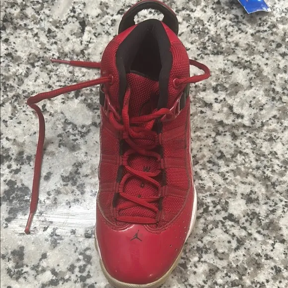Stylish Red High-Top Sneakers