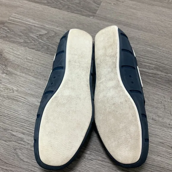 Swims - mens waterproof boat loafers - navy blue - size 8