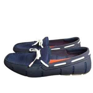 Swims Navy &amp; White loafer slip on boat water washable shoes mens 11