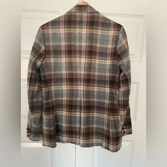 Symmetry Plaid Blazer