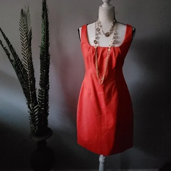 Tahari Milena cocktail dress in Fiesta NWT