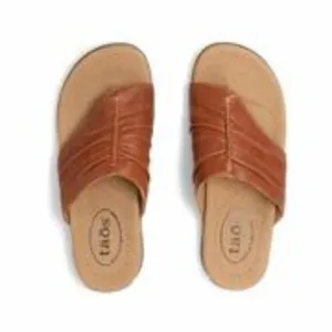 Taos Sandals - Gift 2 - Cognac Leather size US 8