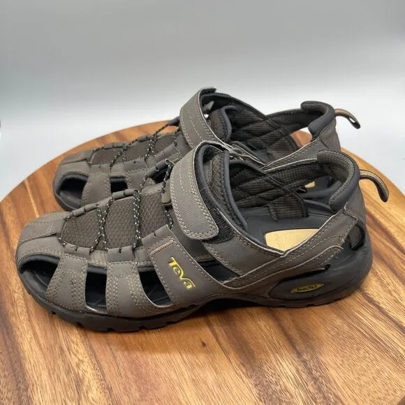 Teva Forebay Mens 11 Fisherman Sport Hiking Trail Water Sandals Shoes Shocpad