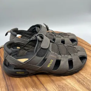 Teva Forebay Mens 11 Fisherman Sport Hiking Trail Water Sandals Shoes Shocpad
