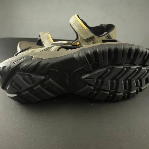 Teva Katavi 2 Cognac Olive Gray Trail Sandals Hiking Water Sport Comfort Size 13