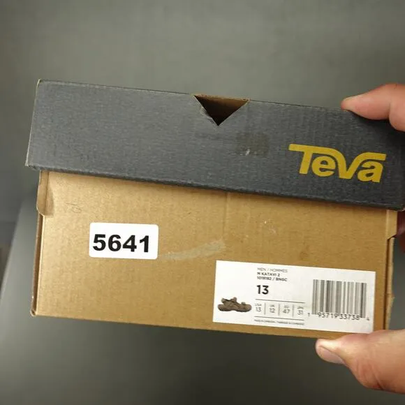 Teva Katavi 2 Cognac Olive Gray Trail Sandals Hiking Water Sport Comfort Size 13