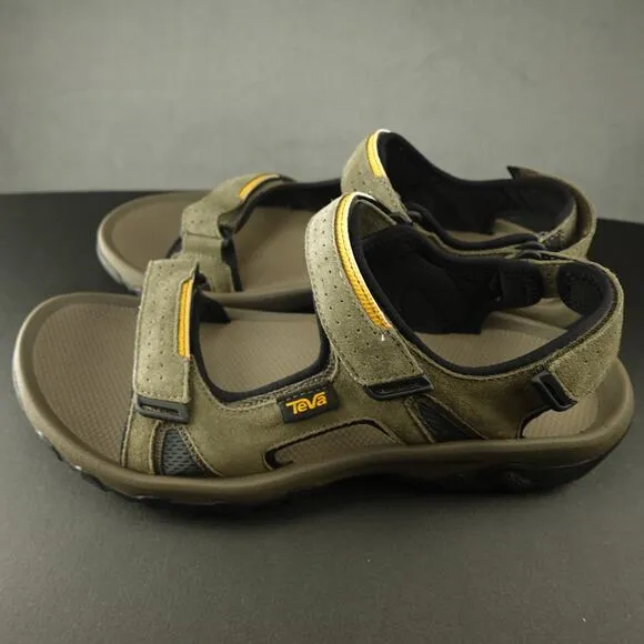 Teva Katavi 2 Cognac Olive Gray Trail Sandals Hiking Water Sport Comfort Size 13