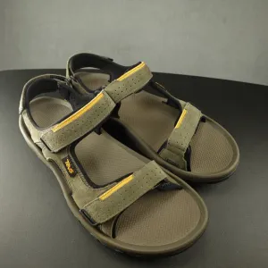 Teva Katavi 2 Cognac Olive Gray Trail Sandals Hiking Water Sport Comfort Size 13