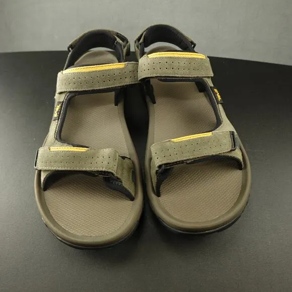 Teva Katavi 2 Cognac Olive Gray Trail Sandals Hiking Water Sport Comfort Size 13
