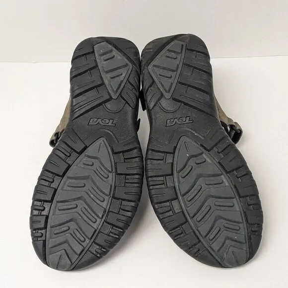 Teva Katavi 2 Sport Sandals, Brown Olive Suede, Men's 13 M