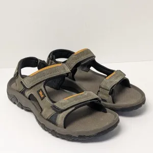Teva Katavi 2 Sport Sandals, Brown Olive Suede, Men's 13 M