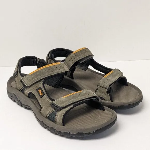 Teva Katavi 2 Sport Sandals, Brown Olive Suede, Men's 13 M