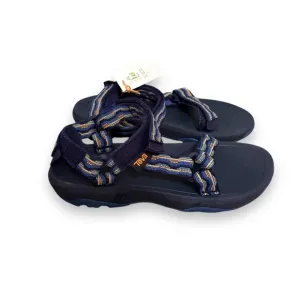 Teva Kid's Hurricane XLT 2 Sport Sandals in Navy Blue‎ Pattern Sz 2 NEW