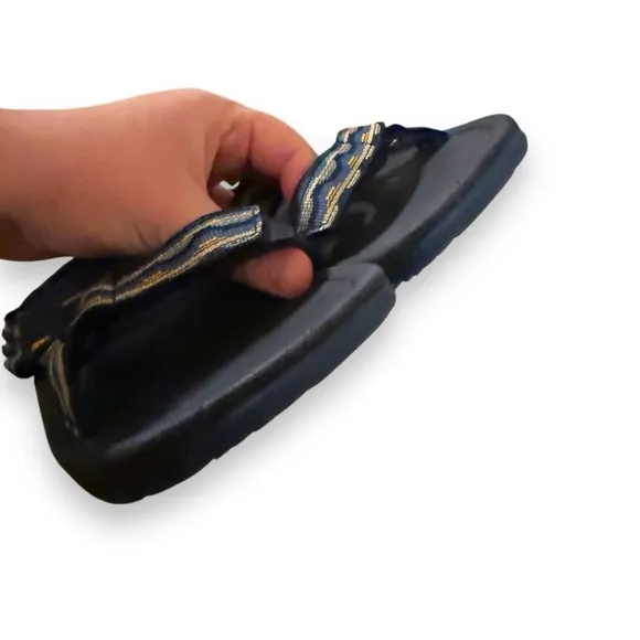 Teva Kid's Hurricane XLT 2 Sport Sandals in Navy Blue‎ Pattern Sz 2 NEW