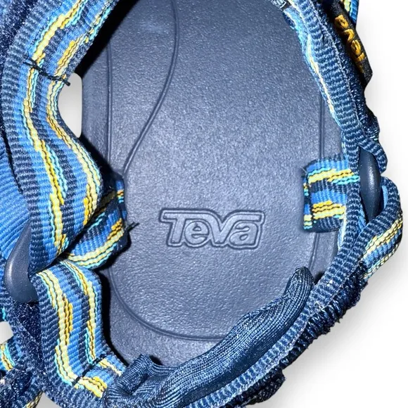 Teva Kid's Hurricane XLT 2 Sport Sandals in Navy Blue‎ Pattern Sz 2 NEW