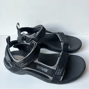 Teva Men Sandals Black Gray  Outdoor Water Hiking Walking Beach Size:10
