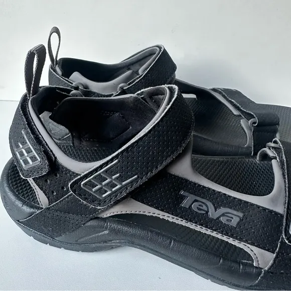 Teva Men Sandals Black Gray  Outdoor Water Hiking Walking Beach Size:10