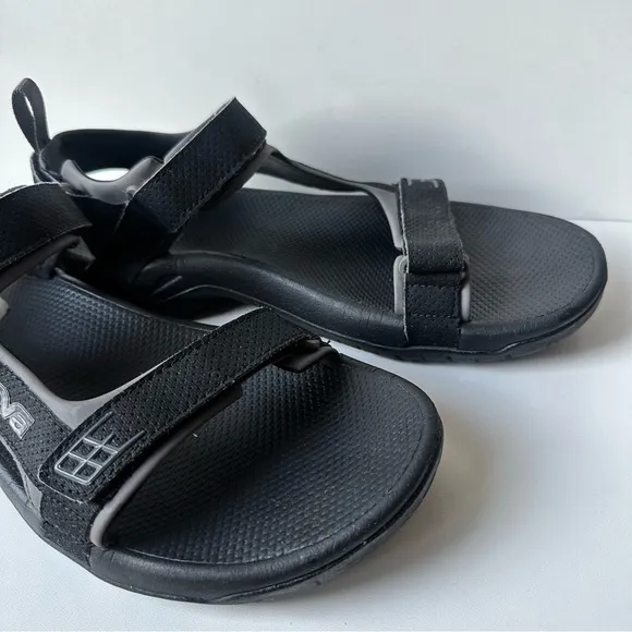 Teva Men Sandals Black Gray  Outdoor Water Hiking Walking Beach Size:10